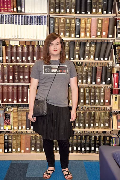 University of Oklahoma senior Traci Baker is the first transgender political party executive in the United States. - BEN LUSCHEN