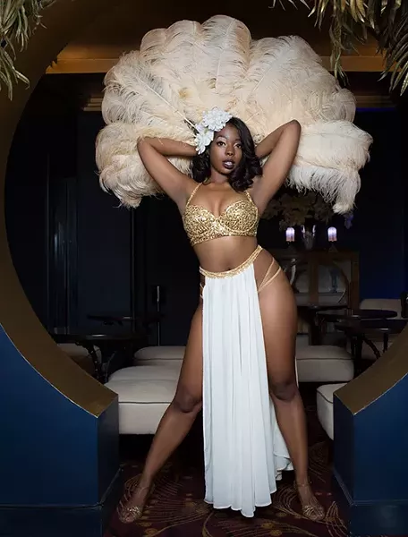 Jessabelle Thunder will make her Oklahoma debut weeks after finishing second in the prestigious Miss Exotic World competition. - PROVIDED