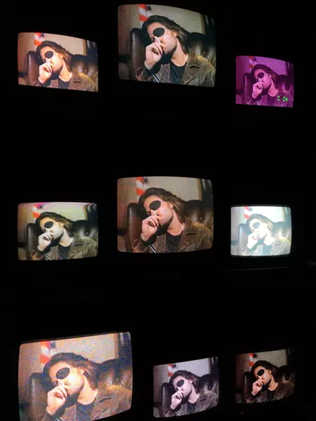 Sean Peel’s TV wall - VHS AND CHILL/PROVIDED