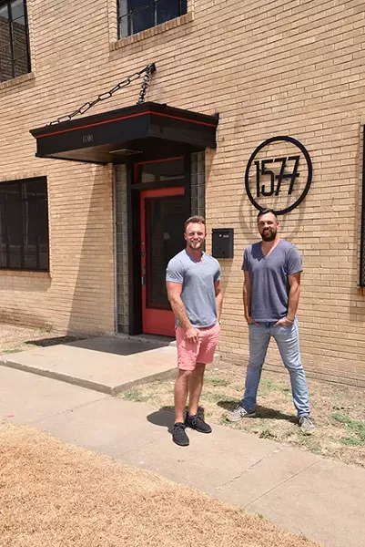 David Tester and Christopher Hunt of 1577 Productions moved to the Iron Works District in search of more space and lower rent. - MEG CHERIE