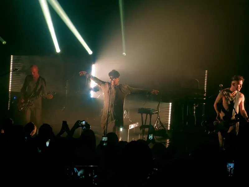 Gary Numan performs at Tower Theatre Monday night. - ERIC MILLER