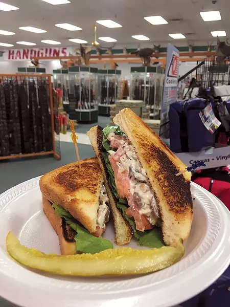 Manager Yvonne Cagle’s award-winning chicken salad recipe is available in sandwich or as a standalone salad. - JACOB THREADGILL