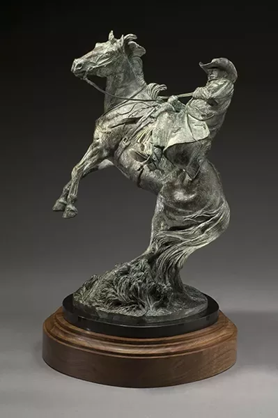 “Strike Lightning II” by Harold T. Holden - NATIONAL COWBOY & WESTERN HERITAGE MUSEUM / PROVIDED