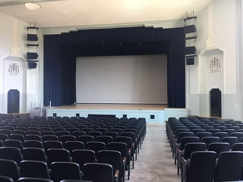 The Auditorium at The Douglass served Frederick Douglass High School and was recently renovated as part of the Page Woodson restoration. - THE SOCIAL ORDER / PROVIDED