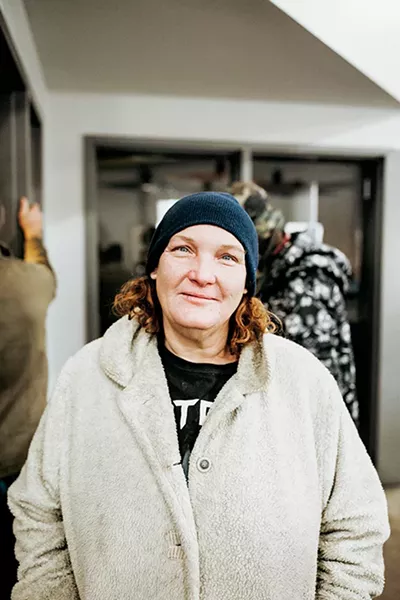 Forty-nine-year-old Linda Debard visits the day shelter at The - Homeless Alliance of Oklahoma City. She is in need of a new winter coat. - ALEXA ACE