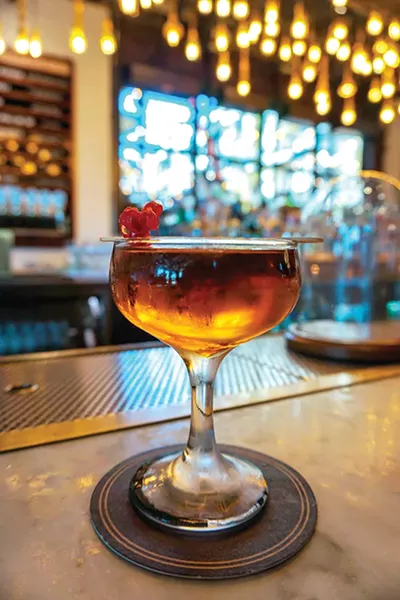 The Jones Assembly’s scorching cocktail The Mother of Dragons features several spicy liquors, bitters and liqueurs. - MALORY CRAFT