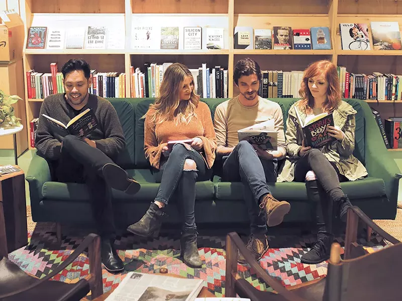 Jose Hernandez, Chelsey Cope, Chase Kerby and Kinsey Charles perform at a book drive at Commonplace Books 6 p.m. Saturday. - ALEXA ACE