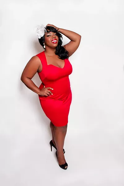 Lady Lola LeStrange is a member of The Jigglewatts Burlesque Revue in Austin, Texas. - PROVIDED