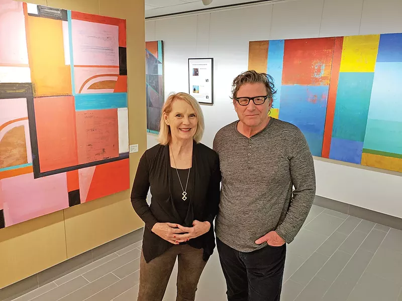 Inspirations from Nature, an exhibition of paintings by Susan Morrison-Dyke and Anthony Dyke, is on display in the visitor center at Myriad Botanical Gardens through Feb. 28. - PROVIDED