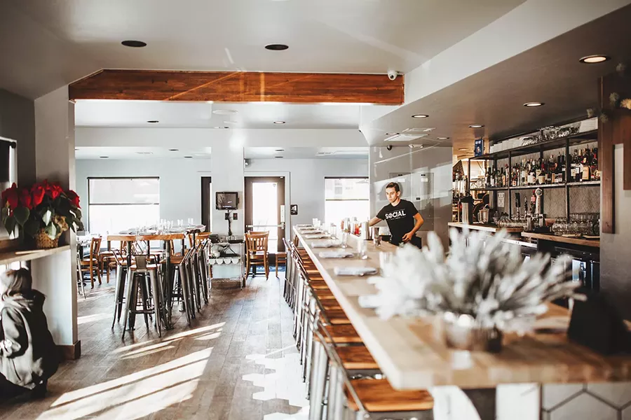 Seating inside Social Deck + Dining includes 20 additional seats than what was available at Chae Modern Korean. - ALEXA ACE