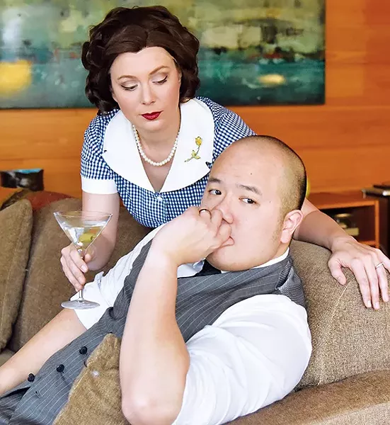 André Chiang and Megan Berti star in Leonard Bernstein’s Trouble in Tahiti, presented by Painted Sky Opera Jan. 25-27 at CitySpace Theatre. - MUTZ PHOTOGRAPHY / PROVIDED