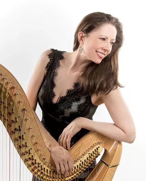 Norman native Yolanda Kondonassis performs Jennifer Higdon’s Concerto for Harp and Orchestra with Oklahoma City Philharmonic. - OKLAHOMA CITY PHILHARMONIC / PROVIDED
