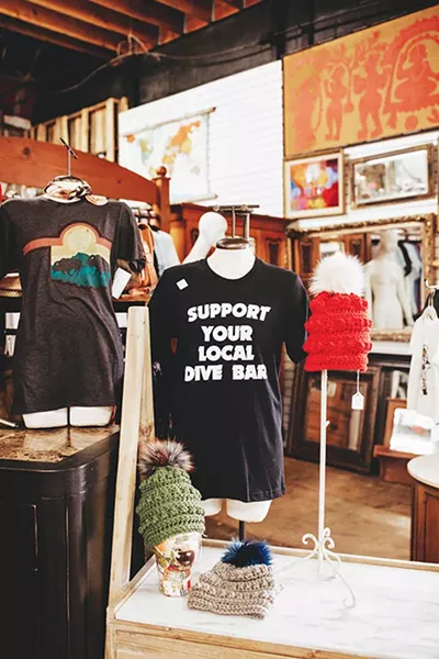 In addition to furnishings, Robinson’s Repurposed features locally made fashion. - ALEXA ACE