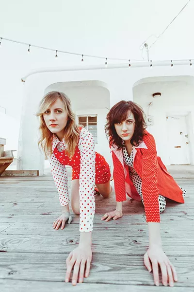 Sophia and Jo Babb of The Annie Oakley close out the first day of .WAV Festival. - ALEXA ACE