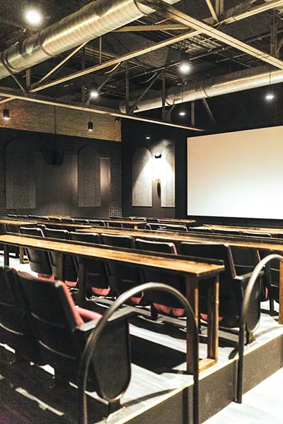 There are two 75-person screening rooms. - ALEXA ACE