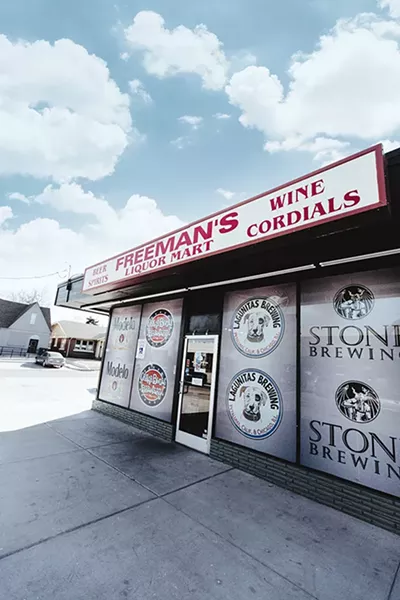 Wine and beer sales are down 30 to 40 percent at Freeman’s Liquor Mart, 4401 N. Western Ave. - ALEXA ACE