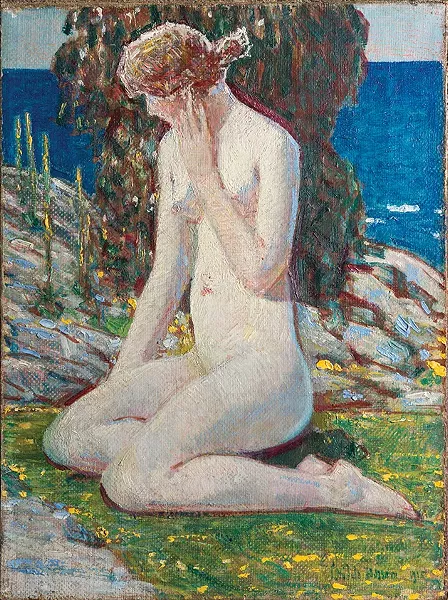 Childe Hassam’s “The Nude” is on view at Oklahoma City Museum of Art as part of the exhibit From the Golden Age to the Moving Image: The Changing Face of the Permanent Collection through 2020. - JOSEPH MILLS / PROVIDED