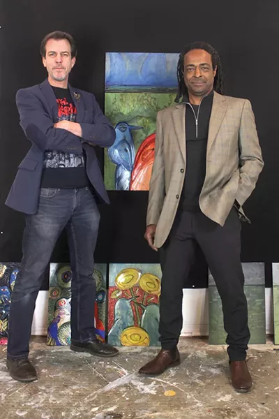 Douglas Shaw Elder and Skip Hill combined their artistic talent for a showcase at The Depot Gallery called Melrose Sessions. - PROVIDED