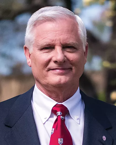 James Gallogly, a former oil executive and major OU donor, is the university’s 14th president. - UNIVERSITY OF OKLAHOMA / PROVIDED