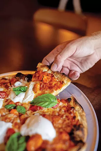 Margherita pizza at Sparrow - ALEXA ACE