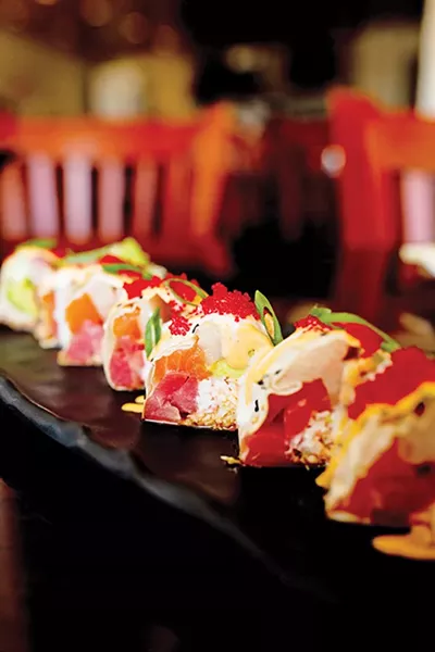 The Marylin Monroll is a roll made without rice. - ALEXA ACE