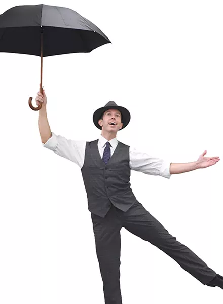 Jeremy Benton plays Don Lockwood in Lyric Theatre’s production of Singin’ in the Rain. - LYRIC THEATRE / PROVIDED