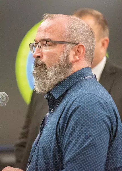Danny Honeycutt, sheriff’s general counsel, characterized ICE’s role at the jail as clerical because they do not actively seek undocumented individuals. - MIGUEL RIOS