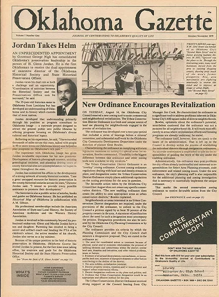 The first issue of Oklahoma Gazette published in October 1979. - PHOTO GAZETTE/FILE