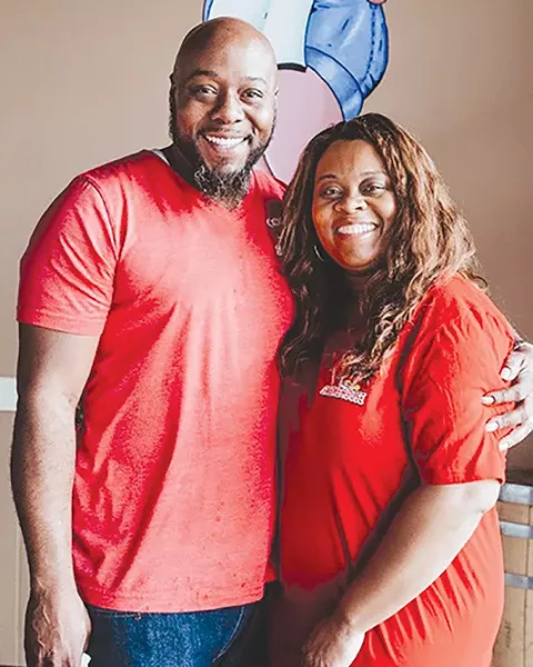 Chris and Nicole Cornish of Cornish Smokehouse. - JACOB THREADGILL