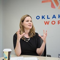 Erin Risley-Baird, Executive Director of Oklahoma Office of Workforce Development, talks about a recent grant to expand apprenticeship opportunities in Oklahoma on Tuesday, June 28, 2016 in Oklahoma City.