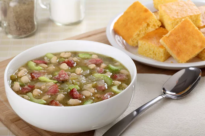 Nana’s Quick and Easy Ham and Bean Soup