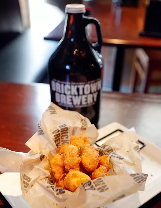 Fried cheese at Bricktown Brewery in Oklahoma City, Wednesday, Sept. 2, 2015. - GARETT FISBECK