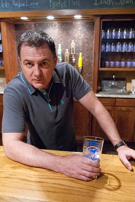 Tim Schoelen, owner and founder of Mustang Brewing Company. (Mark Hancock)