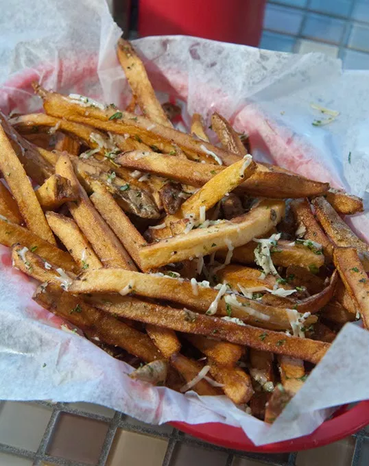 Duck Fat Fries at Mutt's Amazing Hot Dogs (Mark Hancock)