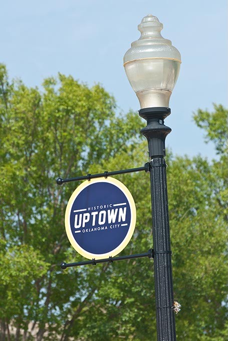 New signs marking the Historic Uptown district were unveiled along NW 23rd Street in Sept. of 2013.  mh