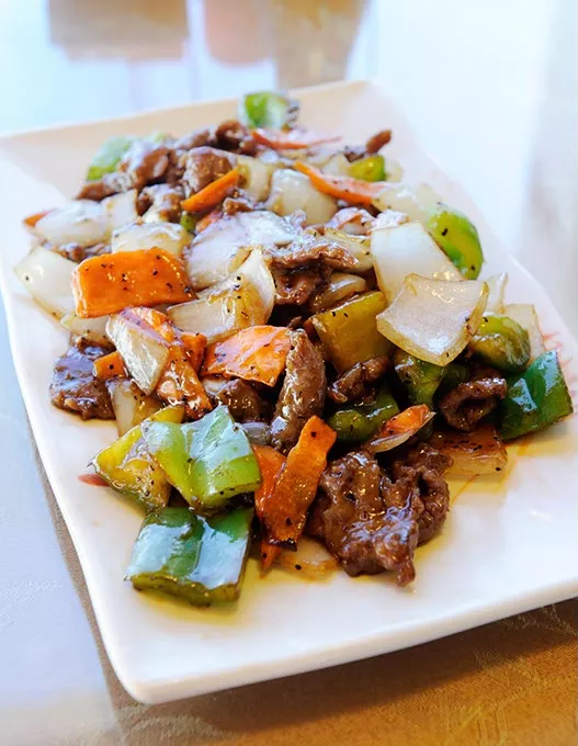 Pepper Steak at Wahaha in Edmond, Thursday, Dec. 10, 2015. - GARETT FISBECK