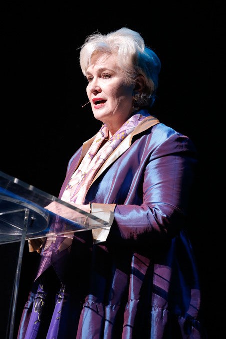 Deborah Wince-Smith delivers her speech, "Building a Creation Nation to Answer the Innovation Imperative" during the Creativity World Forum at the Civic Center in Oklahoma City, Tuesday, March 31, 2015. (Photo by Garett Fisbeck)