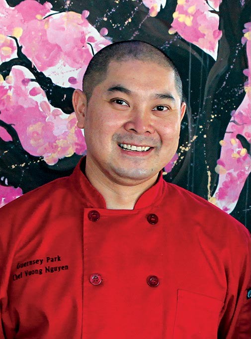 Daniel Pham Vuong Nguyen and Jason Heald Guernsey Park Chefs - HEATHER BROWN