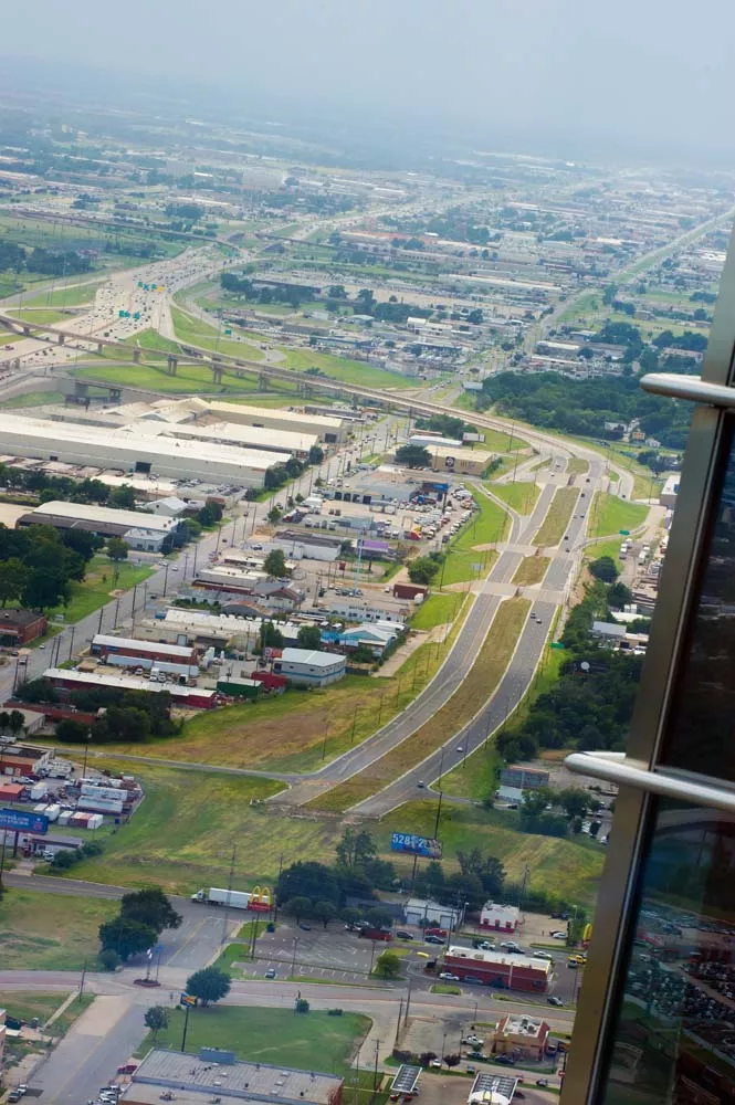 Photograph looking west toward the Crosstown Boulevard and I-40. (/Shannon Cornman)