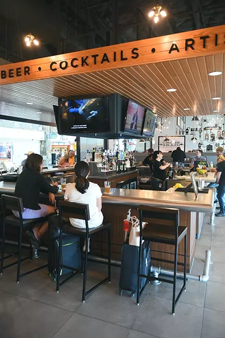 Cross Grain Brewhouse at Will Rogers World Airport, 9-29-15. - MARK HANCOCK