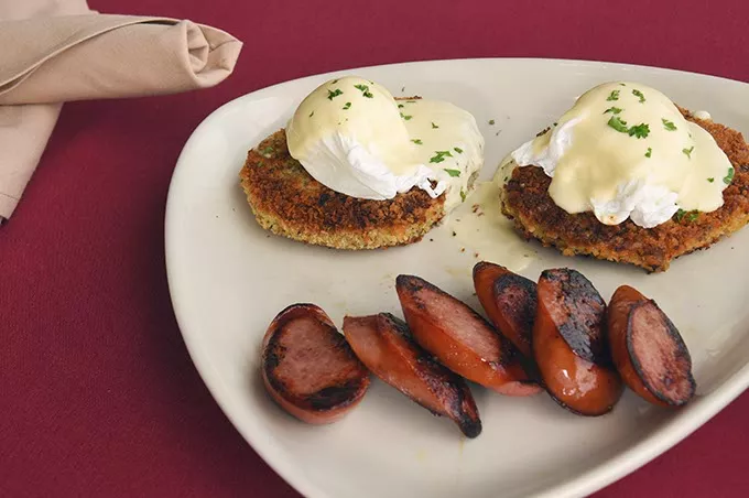 Bubble and Squeak at Silks restaurant for Sunday Brunch at Remington Park. mh