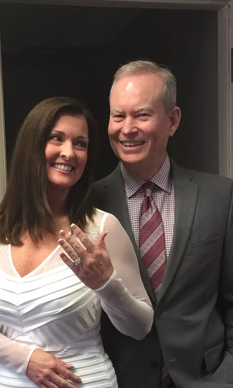 Mayor Mick Cornett, 56, and Terri Walker, 55, were married Nov. 26. - PROVIDED