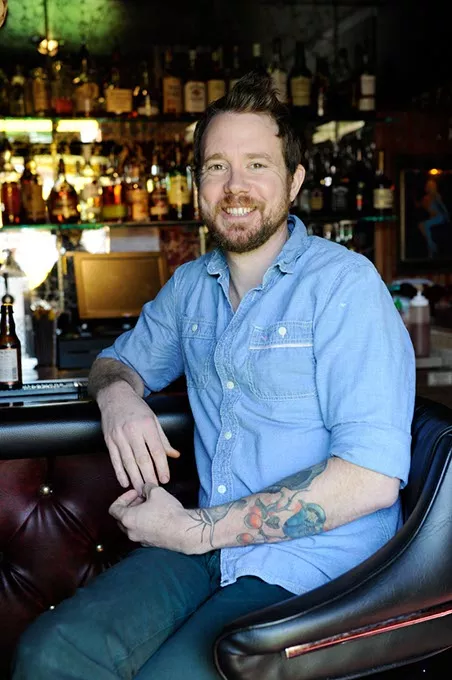 Jonathan Stranger at The R&J Lounge and Supper Club in Oklahoma City, Friday, March 6, 2015. - GARETT FISBECK