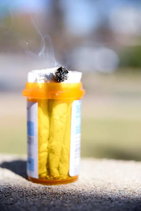 420MentalHealth (the one with the joints in the prescription bottle): Marijuana, although illegal in Oklahoma, is often used for medicinal purposes. Some organizations advocate for the legalization of the plant for medicinal use in cases like sleep apnea. Photo illustration by Siandhara Bonnet/The Daily