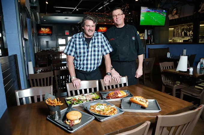 Five Star Grille owner Don Elliott and chef Jon Pope (Garett Fisbeck)