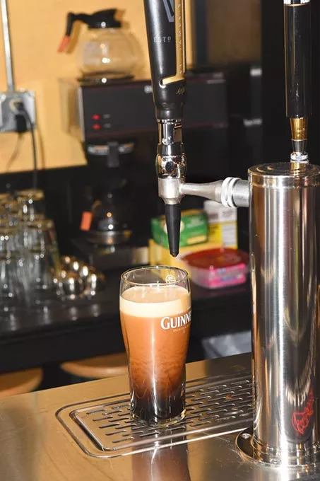 A fresh Guiness draw, at The Black Raven Pub in Choctaw, Oklahoma, 5-26-2015. - MARK HANCOCK