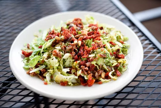 Brussels Sprouts salad at The Wedge, Friday, March 18, 2016. - GARETT FISBECK