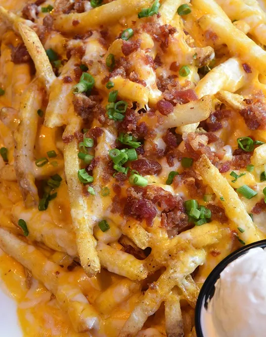 Cheese fries at Toby Keith's I Love This Bar & Grill, 12-16-15. - MARK HANCOCK