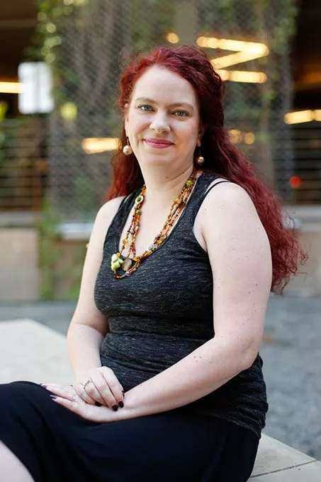 Cindy Cornelsen poses for a photo in Oklahoma City, Tuesday, Sept. 15, 2015. - GARETT FISBECK