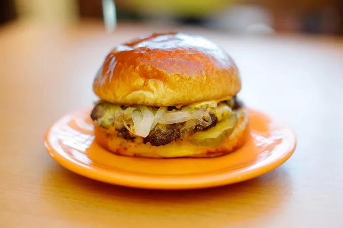 Little Joe onion burger (Garett Fisbeck)